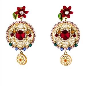 Bohemian large Retro DG style earrings